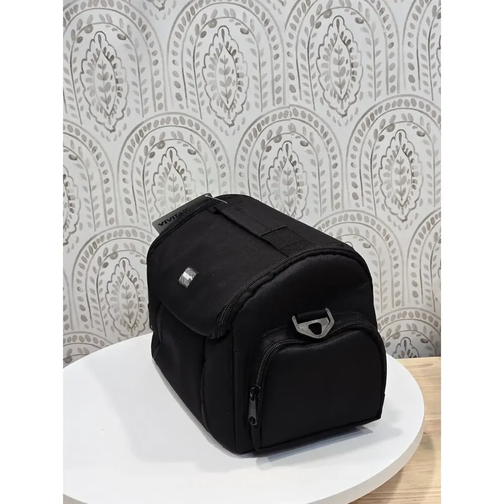 Vivitar VIV-DC-69 Large Gadget Camera Bag Black Adjustable Shoulder Strap